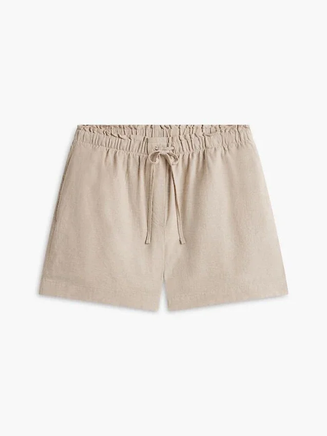 Shorts i linne-bomullsblandning Shorts i linne-bomullsblandning