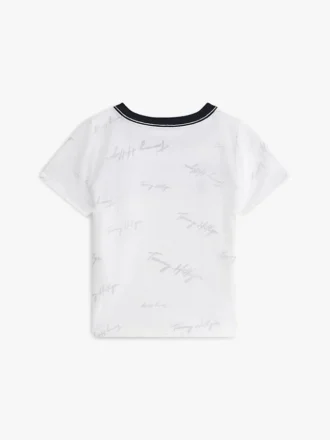 Signature Flag Stripe Logo T-shirt för baby