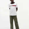 Signature Flag Stripe Logo T-shirt för barn