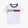Signature Flag Stripe Logo T-shirt för barn
