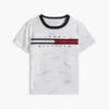 Signature Flag Stripe Logo T-shirt för barn
