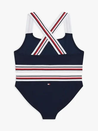 Signature Stripe 2-delad baddräkt för barn