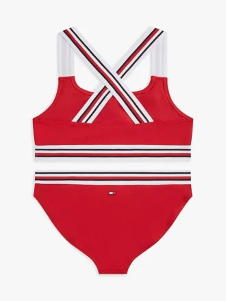 Signature Stripe 2-delad baddräkt för barn