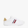 Signature Stripe läder-court-sneakers Signature Stripe läder-court-sneakers