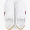 Signature Stripe läder-court-sneakers Signature Stripe läder-court-sneakers