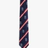 Silkeslips med monogram och ränder Silkeslips med monogram och ränder
