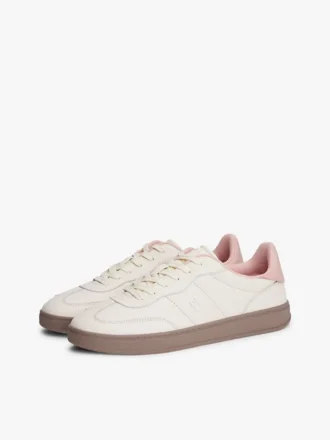 Skater-sneakers i läder