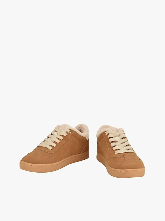 Skatesneakers med teddyfleecefoder Skatesneakers med teddyfleecefoder
