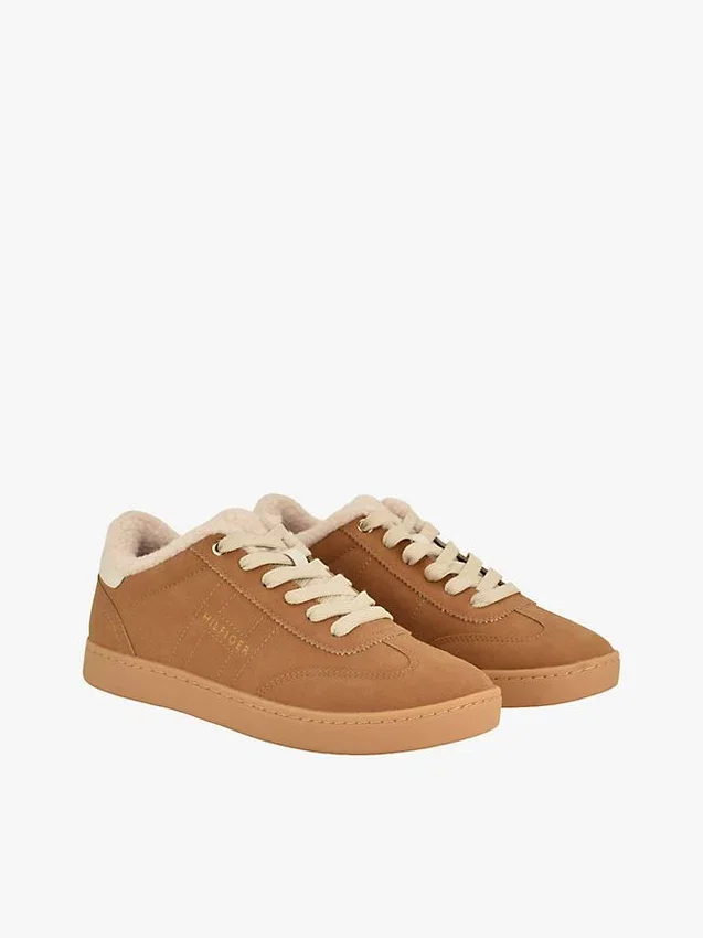 Skatesneakers med teddyfleecefoder Skatesneakers med teddyfleecefoder