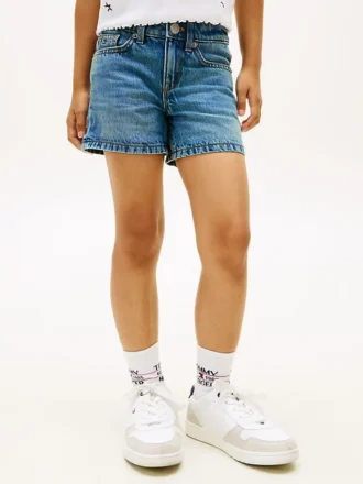 Skinny jeansshorts för barn