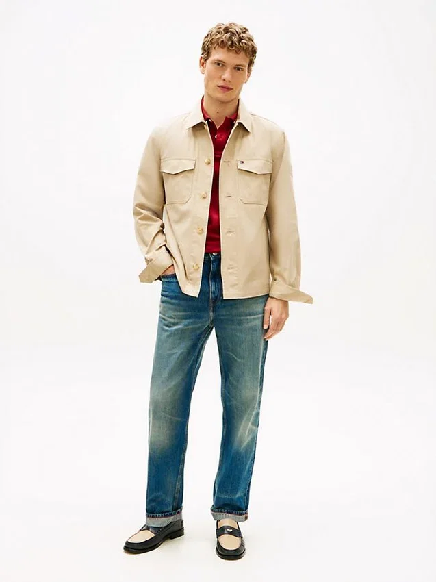Skjortjacka i twill Skjortjacka i twill