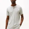 Sleepsär i mockajersey med Henley-krage Sleepsär i mockajersey med Henley-krage