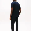 Sleepsär i mockajersey med Henley-krage Sleepsär i mockajersey med Henley-krage