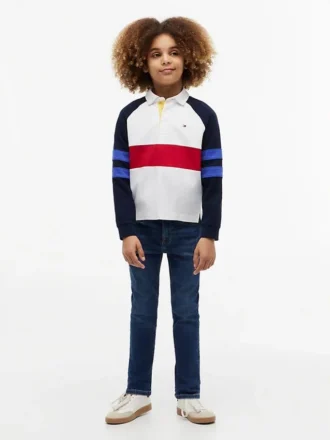 Slim fit-Jeans i stretch för barn