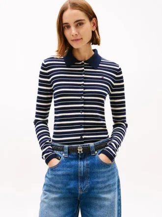 Slim Fit-kofta i ull- och sidenblandning