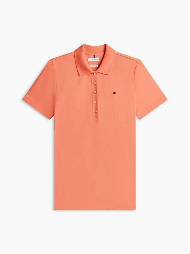 Slim Fit-polo i stretchbomull Slim Fit-polo i stretchbomull