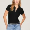 Slim Fit-polotröja i stretchbomull