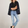 Slim Fit-polotröja i stretchbomull