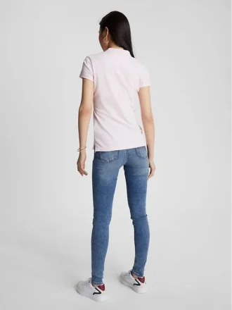 Slim Fit-polotröja i stretchbomull