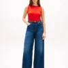 Slim Fit Rib-Knit Boatneck Tank Top