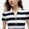 Slim Fit Rugby Stripe Zip Polo Slim Fit Rugby Stripe Zip Polo