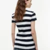 Slim Fit Rugby Stripe Zip Polo Slim Fit Rugby Stripe Zip Polo