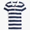 Slim Fit Rugby Stripe Zip Polo Slim Fit Rugby Stripe Zip Polo