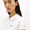 Slim Fit Script Monogram Stretch Polo