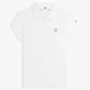 Slim Fit Script Monogram Stretch Polo