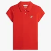 Slim Fit Script Monogram Stretch Polo