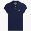 Slim Fit Script Monogram Stretch Polo