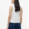 Slim Fit Sleeveless Script Monogram Polo