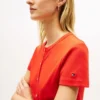 Slim Fit-T-shirt med knappar Slim Fit-T-shirt med knappar