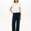 Slim Fit-T-shirt med knappar Slim Fit-T-shirt med knappar