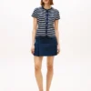 Slim Fit-T-shirt med knappar Slim Fit-T-shirt med knappar