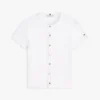 Slim Fit-T-shirt med knappar Slim Fit-T-shirt med knappar