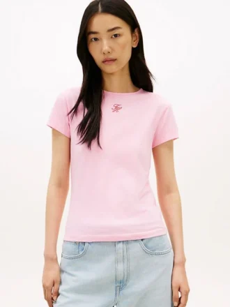 Slim Fit T-shirt med monogram