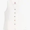 Slim Fit-väst i linneblandning Slim Fit-väst i linneblandning