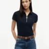 Slim Fit Zip Polo Slim Fit Zip Polo