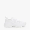 Sneakers i grovt läder med blandade texturer Sneakers i grovt läder med blandade texturer