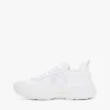Sneakers i grovt läder med blandade texturer Sneakers i grovt läder med blandade texturer