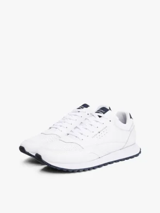 Sneakers i lädermix