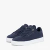 Sneakers i mocka med cupsole