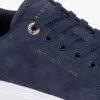 Sneakers i mocka med cupsole