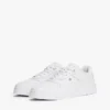 Sneakers i slätt läder med cupsole Sneakers i slätt läder med cupsole