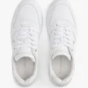Sneakers i slätt läder med cupsole Sneakers i slätt läder med cupsole