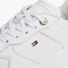 Sneakers i slätt läder med cupsole Sneakers i slätt läder med cupsole