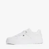 Sneakers i slätt läder med cupsole Sneakers i slätt läder med cupsole