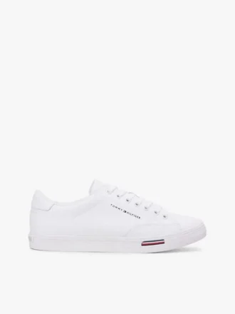 Sneakers i vulkaniserat läder
