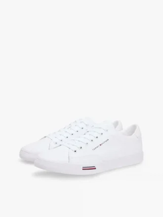 Sneakers i vulkaniserat läder